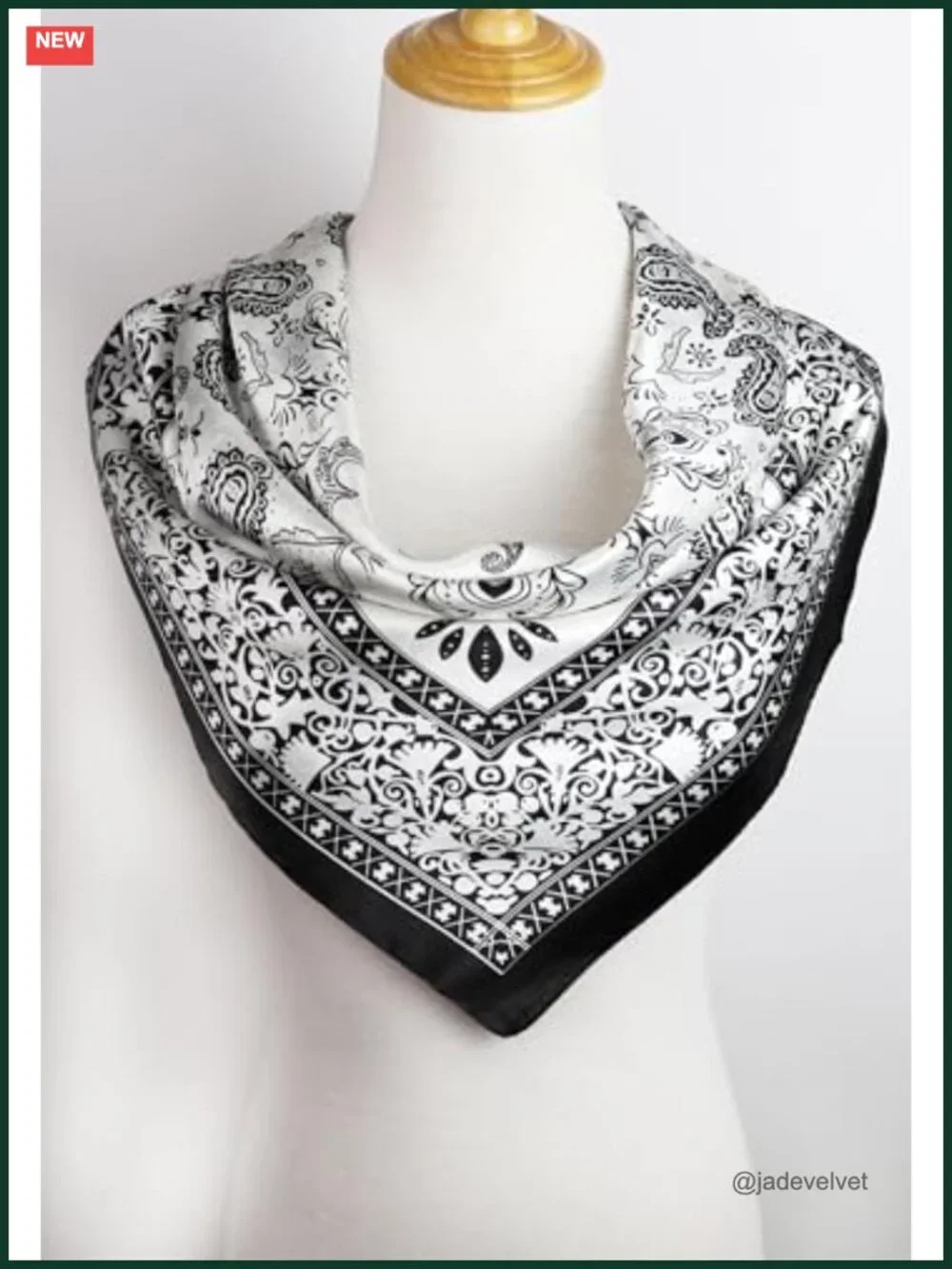 Satin Head Scarf for Women Silk Like Hair Wrap Square Bandana 35x35